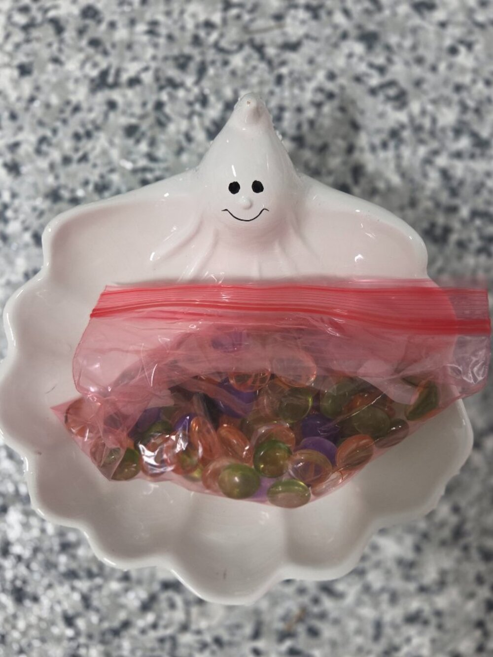 Ghost Dish And Glass Candy